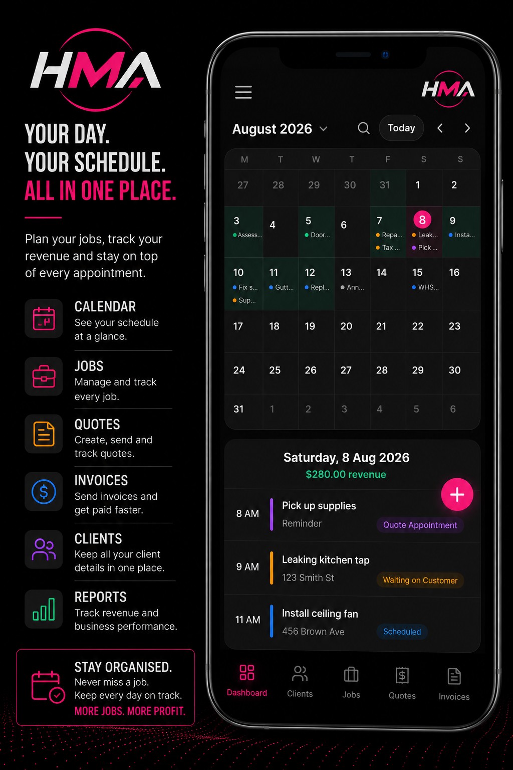 HMA calendar