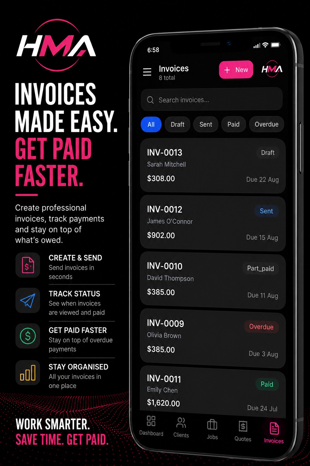 HMA invoices